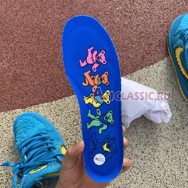 Grateful Dead x Nike SB Dunk Low Blue Bear CJ5378-400 Sky Blue/Yellow Sneakers