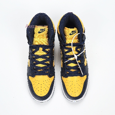 Nike Dunk High SP Retro Michigan 2020 CZ8149-700 Varsity Maize/Midnight Navy/Midnight Navy/Yellow Mens Womens Shoes