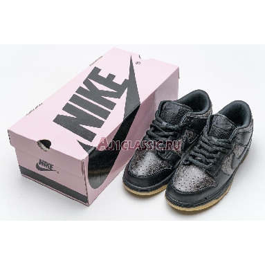 Nike Dunk Low Pro Sb Ostrich 304292-003 Black/Black Mens Womens Shoes