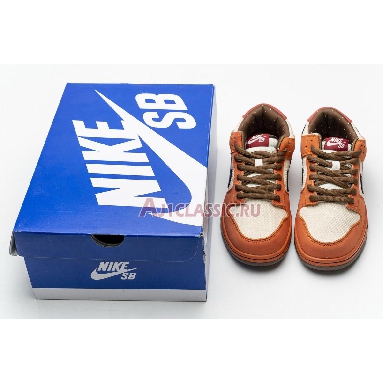 Nike Dunk Low Premium SB Un-Hemp 313170-101 Orange Hemp/Black – Sail Mens Womens Shoes