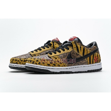 Nike Dunk Low Premium Beast Pack 312919-001 Black/Black-Safari Mens Womens Shoes