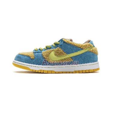 Nike Dunk Low Premium SB Three Bears 313170-731 Light Umber/Grasshopper Tersie/Strell Mens Womens Shoes