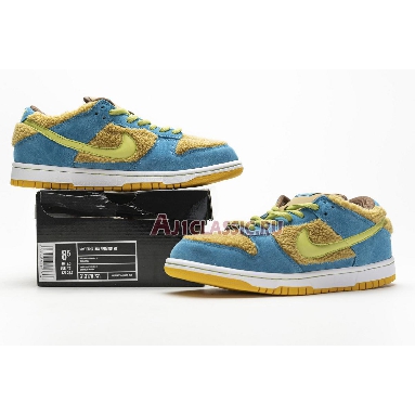 Nike Dunk Low Premium SB Three Bears 313170-731 Light Umber/Grasshopper Tersie/Strell Mens Womens Shoes