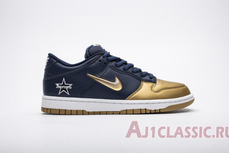 Supreme x Nike Dunk SB Low QS "Metallic Gold" CK3480-700