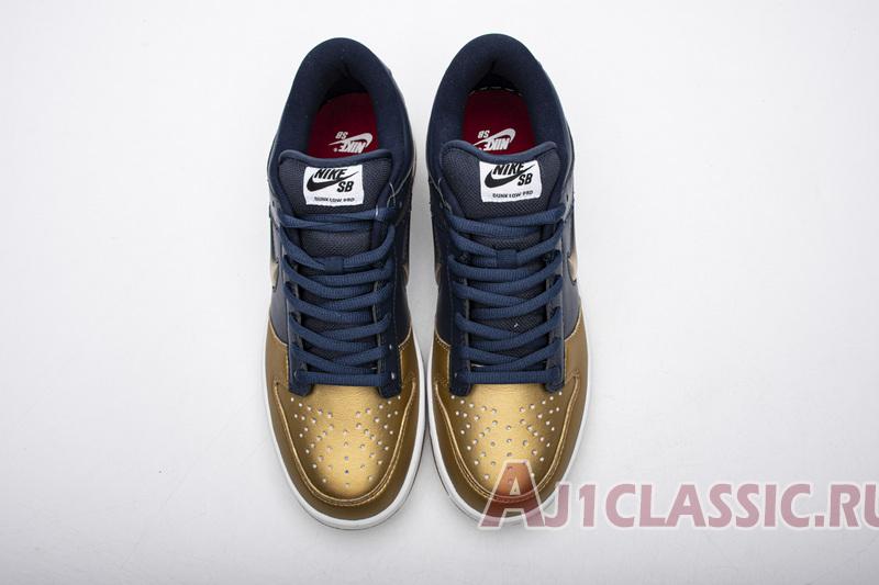 Supreme x Nike Dunk SB Low QS "Metallic Gold" CK3480-700