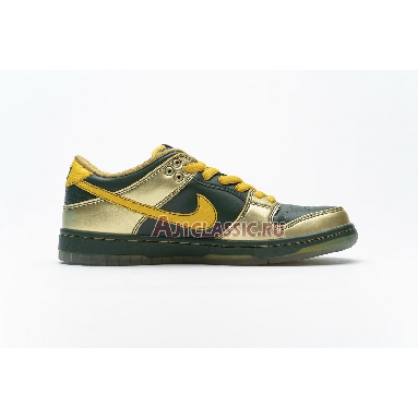 Nike Dunk Pro Low SB Doernbecher 2018 BV8740-377 Fir/University Gold-Metallic Gold Mens Womens Shoes