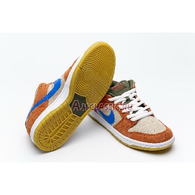 Nike Dunk Low Pro SB Corduroy BQ6817-201 Dusty Peach/Photo Blue-Desert Ore Mens Womens Shoes