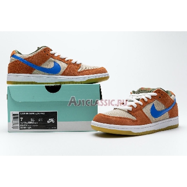 Nike Dunk Low Pro SB Corduroy BQ6817-201 Dusty Peach/Photo Blue-Desert Ore Mens Womens Shoes