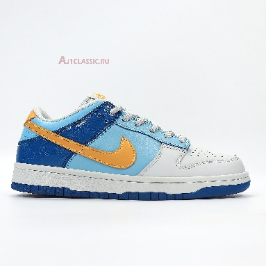 Nike Air Dunk Low GS Splash 309601-471 Splash/Yellow Ochre-Powder Blue-Dark Maroon Mens Womens Shoes