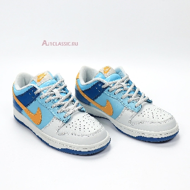 Nike Air Dunk Low GS Splash 309601-471 Splash/Yellow Ochre-Powder Blue-Dark Maroon Mens Womens Shoes