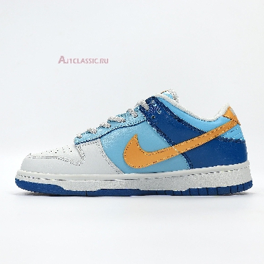 Nike Air Dunk Low GS Splash 309601-471 Splash/Yellow Ochre-Powder Blue-Dark Maroon Mens Womens Shoes