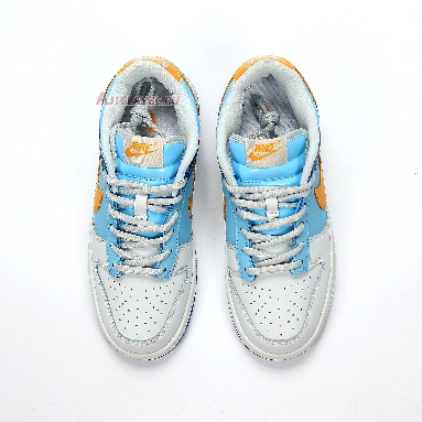 Nike Air Dunk Low GS Splash 309601-471 Splash/Yellow Ochre-Powder Blue-Dark Maroon Mens Womens Shoes