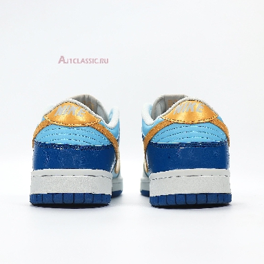 Nike Air Dunk Low GS Splash 309601-471 Splash/Yellow Ochre-Powder Blue-Dark Maroon Mens Womens Shoes