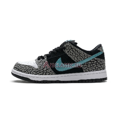 Nike Dunk Low Pro SB Atmos Elephant BQ6817-009 Medium Grey/Black/White/Clear Jade Mens Womens Shoes