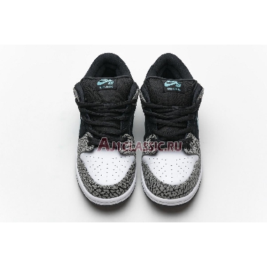 Nike Dunk Low Pro SB Atmos Elephant BQ6817-009 Medium Grey/Black/White/Clear Jade Mens Womens Shoes