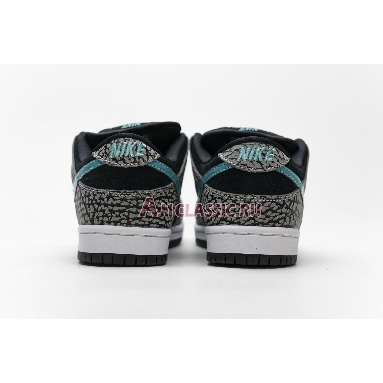 Nike Dunk Low Pro SB Atmos Elephant BQ6817-009 Medium Grey/Black/White/Clear Jade Mens Womens Shoes