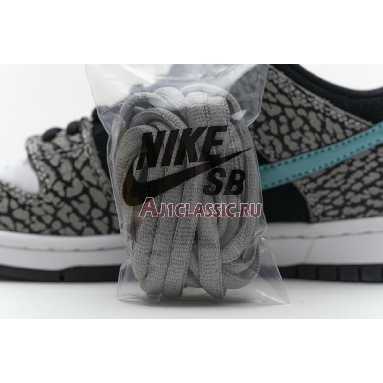 Nike Dunk Low Pro SB Atmos Elephant BQ6817-009 Medium Grey/Black/White/Clear Jade Mens Womens Shoes