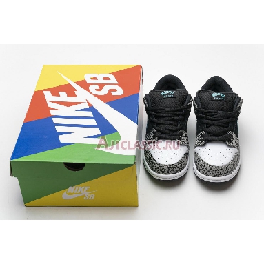 Nike Dunk Low Pro SB Atmos Elephant BQ6817-009 Medium Grey/Black/White/Clear Jade Mens Womens Shoes