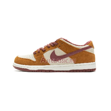 Nike Dunk Low Pro SB Dark Russet BQ6817-202 Dark Russet/Cedar-Summit White Mens Womens Shoes