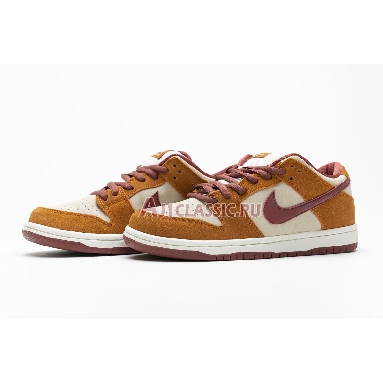 Nike Dunk Low Pro SB Dark Russet BQ6817-202 Dark Russet/Cedar-Summit White Mens Womens Shoes