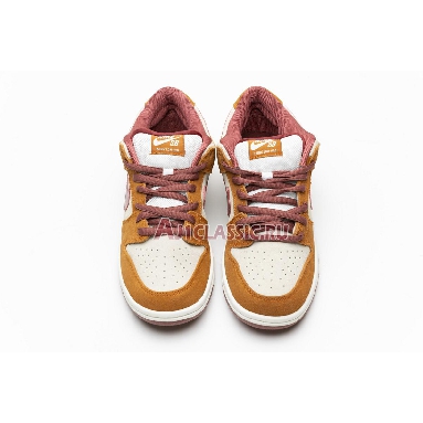 Nike Dunk Low Pro SB Dark Russet BQ6817-202 Dark Russet/Cedar-Summit White Mens Womens Shoes