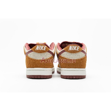 Nike Dunk Low Pro SB Dark Russet BQ6817-202 Dark Russet/Cedar-Summit White Mens Womens Shoes