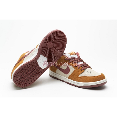 Nike Dunk Low Pro SB Dark Russet BQ6817-202 Dark Russet/Cedar-Summit White Mens Womens Shoes