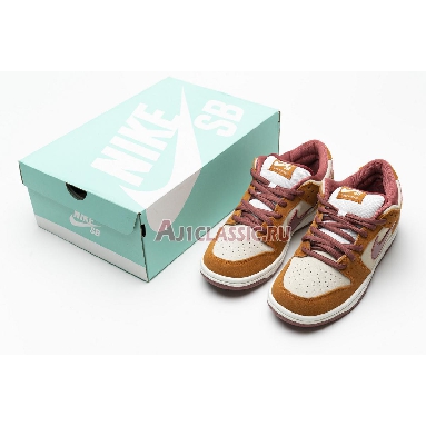 Nike Dunk Low Pro SB Dark Russet BQ6817-202 Dark Russet/Cedar-Summit White Mens Womens Shoes