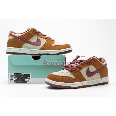 Nike Dunk Low Pro SB Dark Russet BQ6817-202 Dark Russet/Cedar-Summit White Mens Womens Shoes