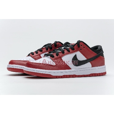 Nike Dunk Low SB J-Pack Chicago BQ6817-600 Varsity Red/White-Varsity Red-Black Mens Womens Shoes