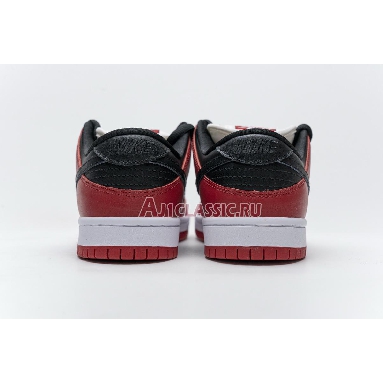 Nike Dunk Low SB J-Pack Chicago BQ6817-600 Varsity Red/White-Varsity Red-Black Mens Womens Shoes