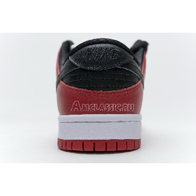 Nike Dunk Low SB J-Pack Chicago BQ6817-600 Varsity Red/White-Varsity Red-Black Mens Womens Shoes