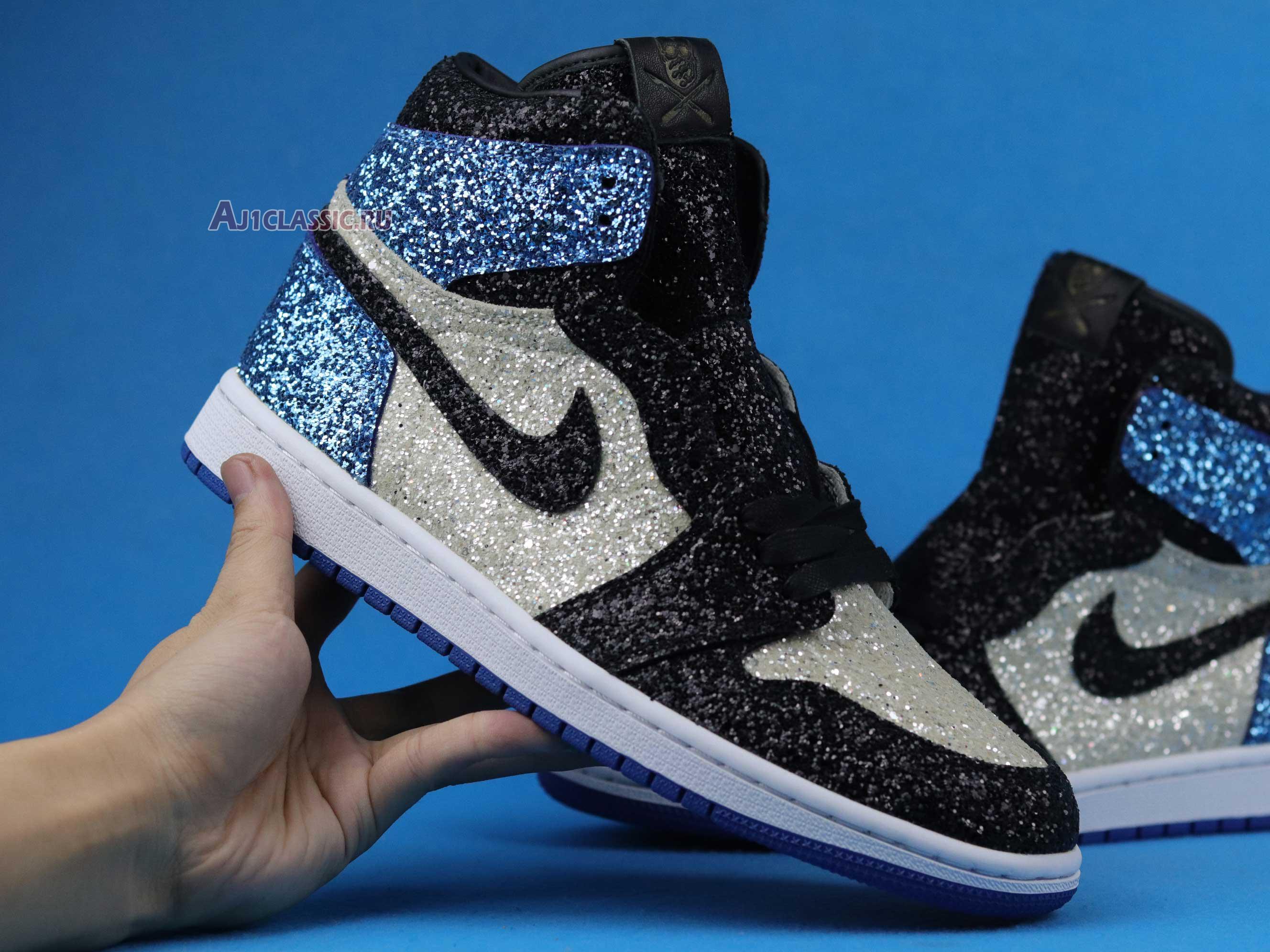 New Surgeon Crafts fragment design x Air Jordan 1 "Glitter" CK5566-400 Shoes