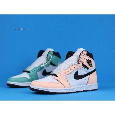 Air Jordan 1 Retro High OG WMNS Multi Color 555441-889 Green/Pink/White/Black Sneakers