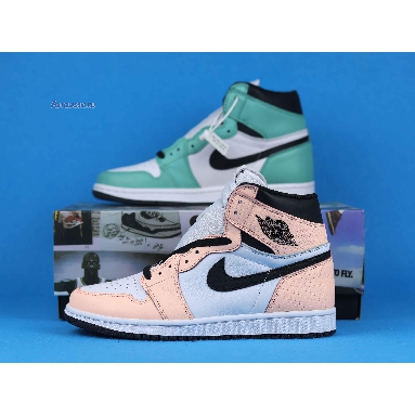 Air Jordan 1 Retro High OG WMNS Multi Color 555441-889 Green/Pink/White/Black Sneakers