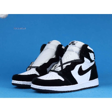 Air Jordan 1 Retro High OG Twist CD0461-007 Black/Black-Metallic Gold-White Mens Womens Shoes