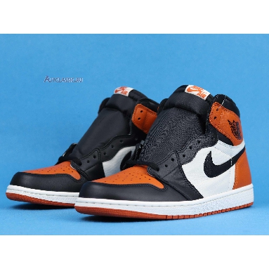 Air Jordan 1 Retro High OG Shattered Backboard 555088-005 Black/Starfish-Sail Sneakers