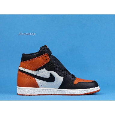 Air Jordan 1 Retro High OG Shattered Backboard 555088-005 Black/Starfish-Sail Sneakers