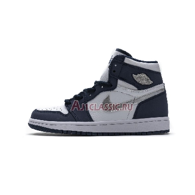 Air Jordan 1 Retro High co.JP Midnight Navy 2020 DC1788-100 White/Midnight Navy/Metallic Silver Sneakers