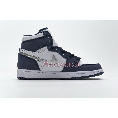 Air Jordan 1 Retro High co.JP Midnight Navy 2020 DC1788-100 White/Midnight Navy/Metallic Silver Sneakers