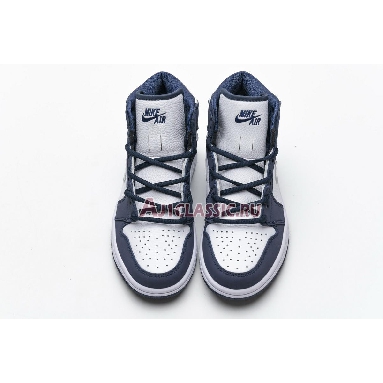 Air Jordan 1 Retro High co.JP Midnight Navy 2020 DC1788-100 White/Midnight Navy/Metallic Silver Sneakers