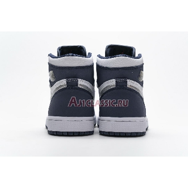 Air Jordan 1 Retro High co.JP Midnight Navy 2020 DC1788-100 White/Midnight Navy/Metallic Silver Sneakers