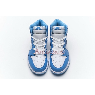 Air Jordan 1 Retro High OG UNC 555088-117 White/Dark Powder Blue Mens Womens Shoes