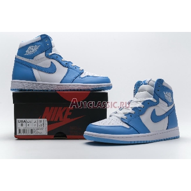 Air Jordan 1 Retro High OG UNC 555088-117 White/Dark Powder Blue Mens Womens Shoes