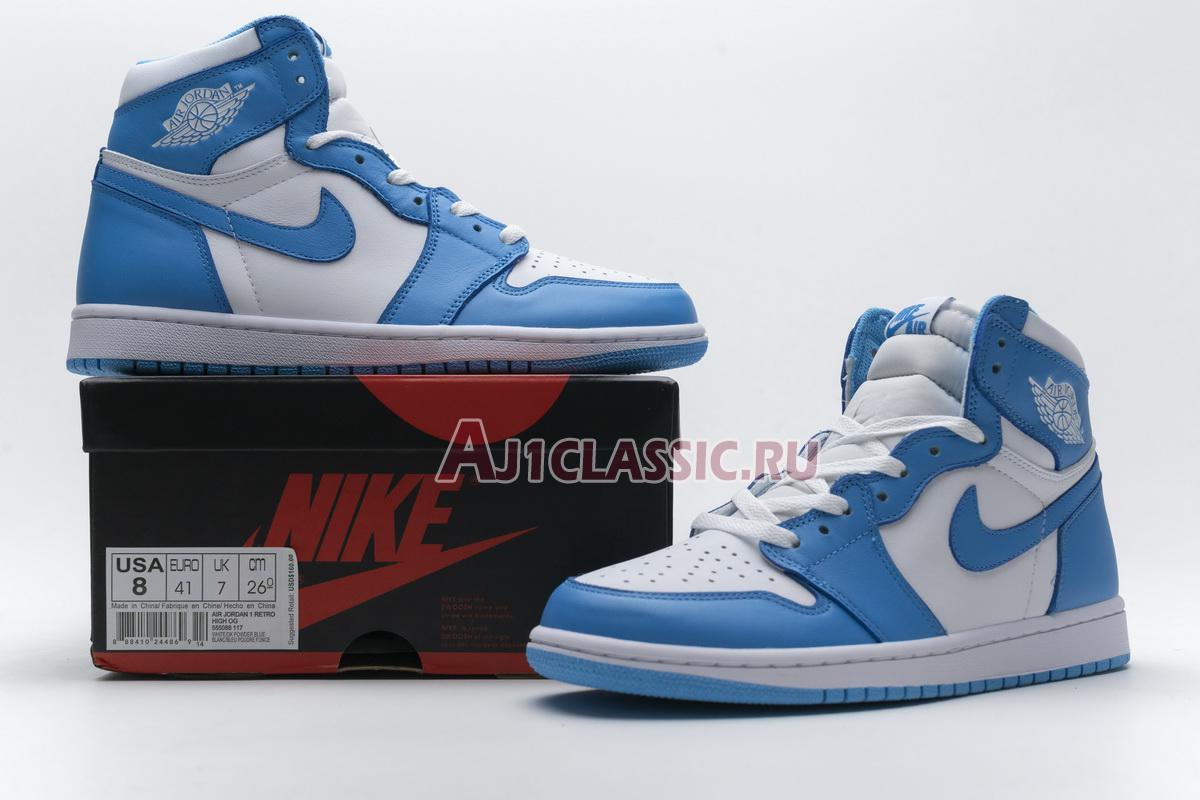 New Air Jordan 1 Retro High OG "UNC" 555088-117 Shoes