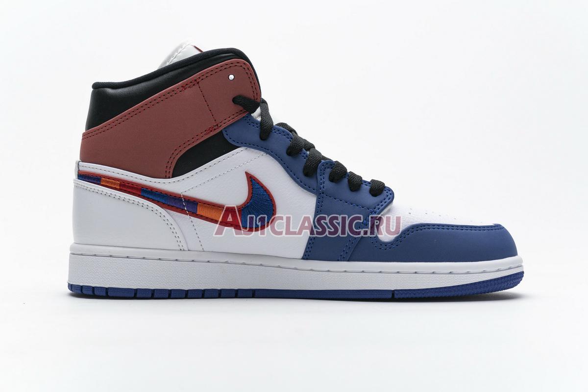 Air Jordan 1 Mid "Multicolored Swoosh" 852542-146