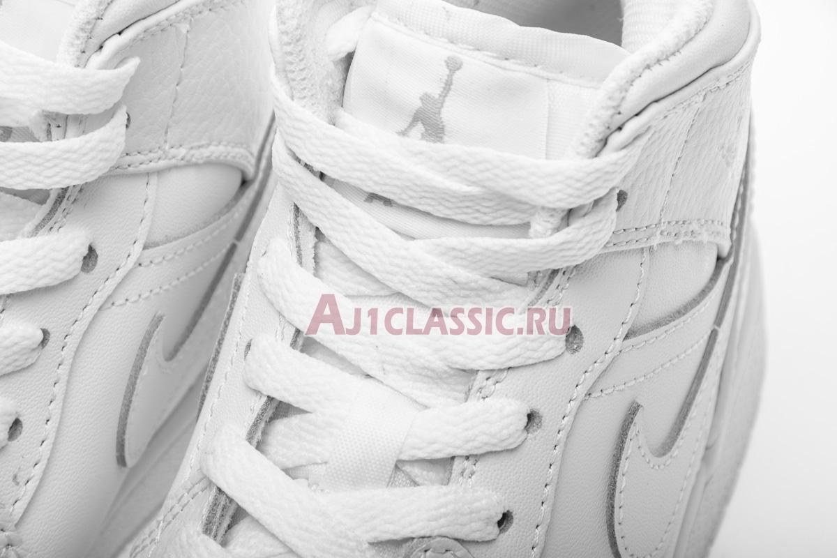 New Air Jordan 1 Retro Mid "Pure Platinum" 554725-109 Shoes