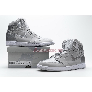 Air Jordan 1 Retro High OG CO.JP Tokyo DC1788-029 Neutral Grey/White/Metallic Silver Mens Womens Shoes