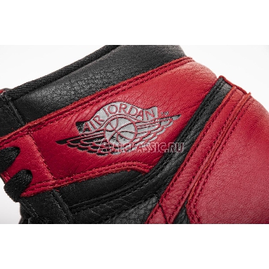 Air Jordan 1 Retro High OG NRG Homage to Home 861428-061 Black/White-University Red Mens Womens Shoes