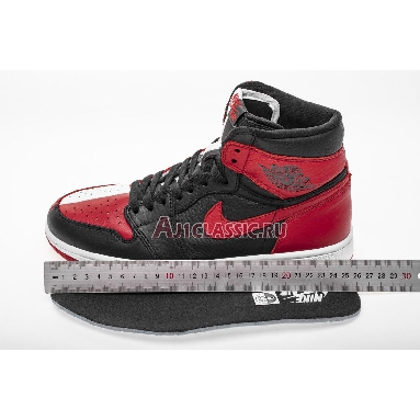 Air Jordan 1 Retro High OG NRG Homage to Home 861428-061 Black/White-University Red Sneakers